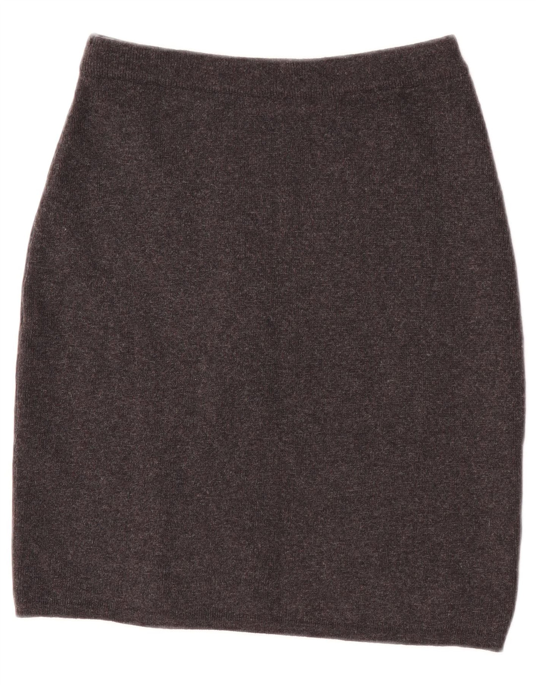 Gonna tubino vintage in maglia da donna W26 piccola grigia