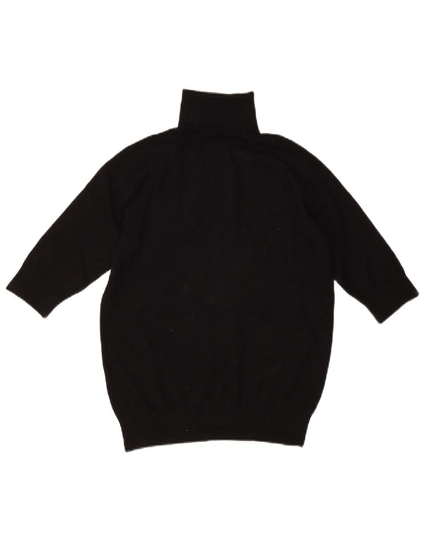 Maglione Zara da donna con collo alto e maniche a 3/4 UK 12 medio nero