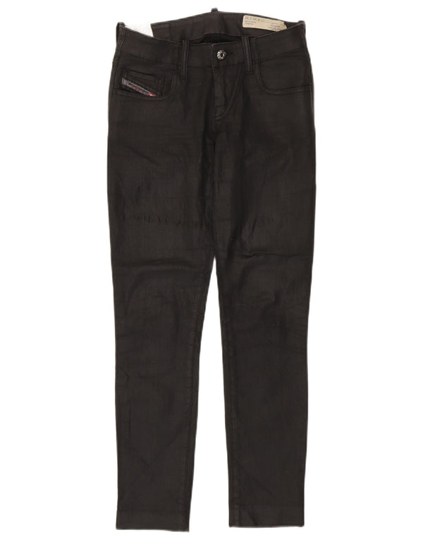 Jeans skinny super slim da donna Grupee a vita bassa Diesel W25 L26 cotone nero