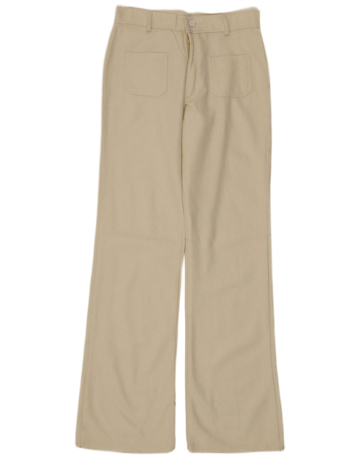 Pantaloni casual bootcut da donna VINTAGE W30 L34 Beige