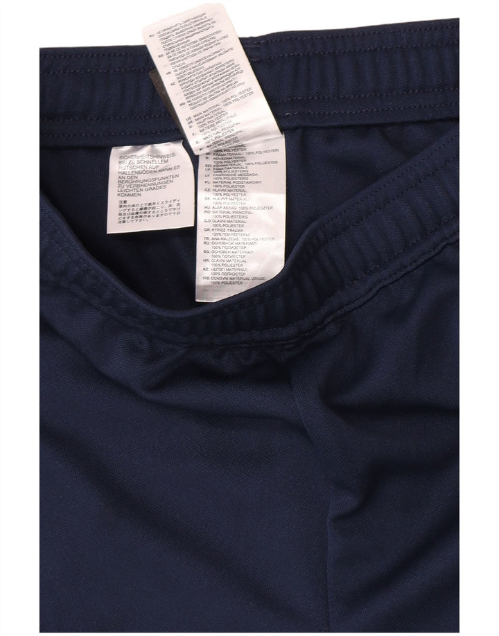 Pantaloni da tuta Adidas Climalite da uomo XS in poliestere blu navy
