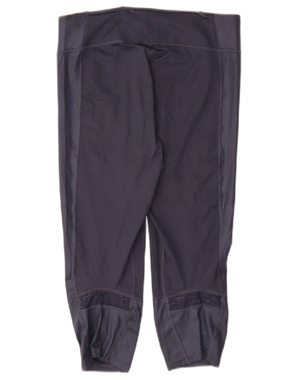 Leggings Adidas Supernova Capri da donna UK 8/10 Small Poliestere blu navy