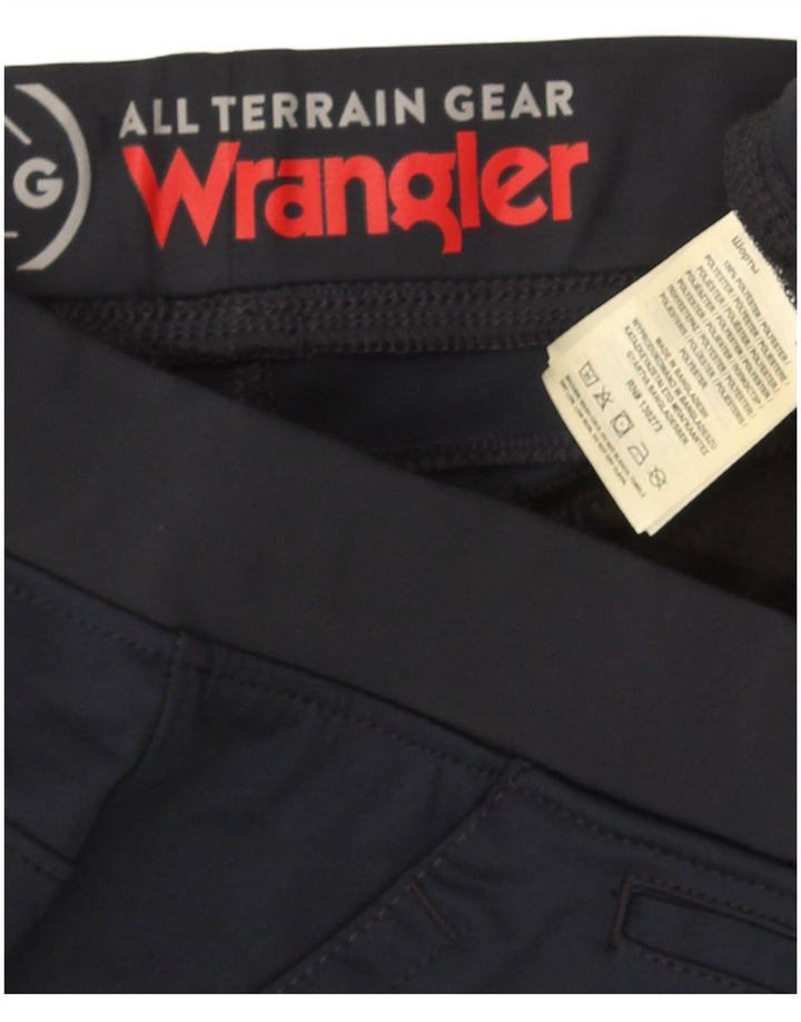 Pantaloncini sportivi da uomo Wrangler grandi in poliestere blu navy