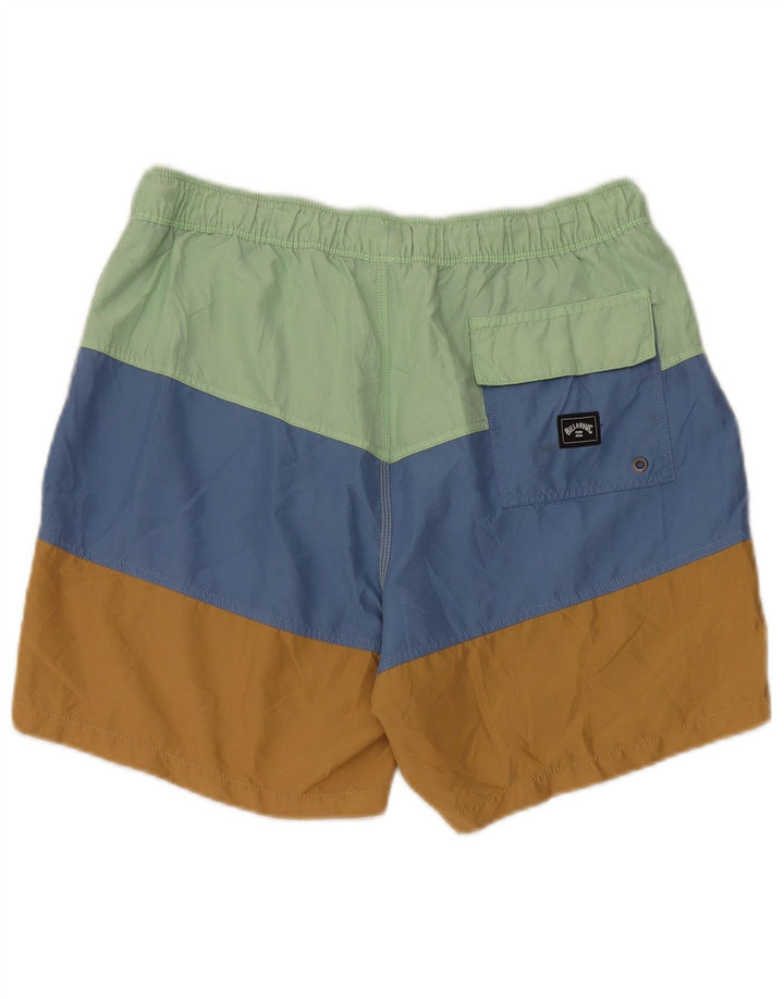 Pantaloncini da bagno da uomo Billabong color block medio multicolore