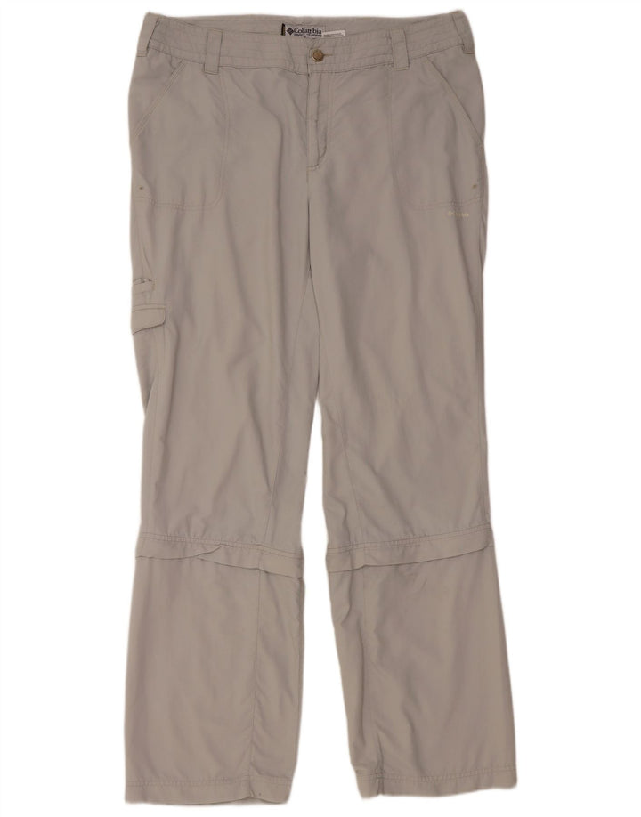 Pantaloni cargo regolari in titanio da donna COLUMBIA US 14 XL W36 L31 Grigio
