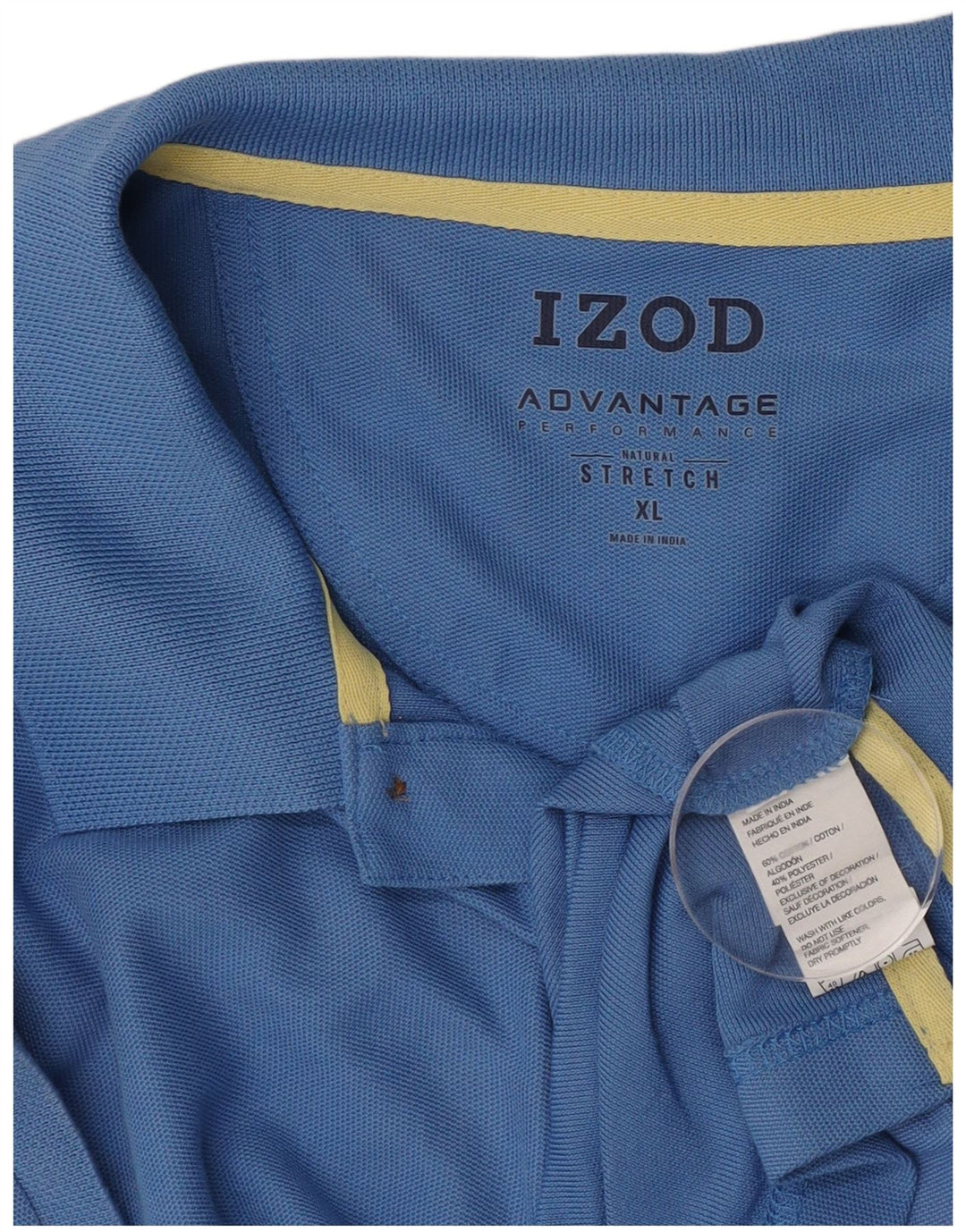 Polo da uomo Izod XL in cotone blu