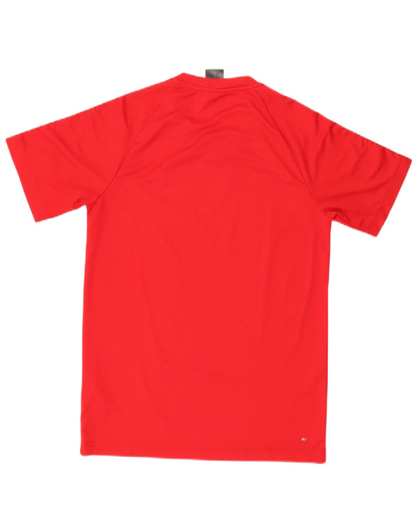 T-shirt da uomo Adidas Top Small rossa in poliestere