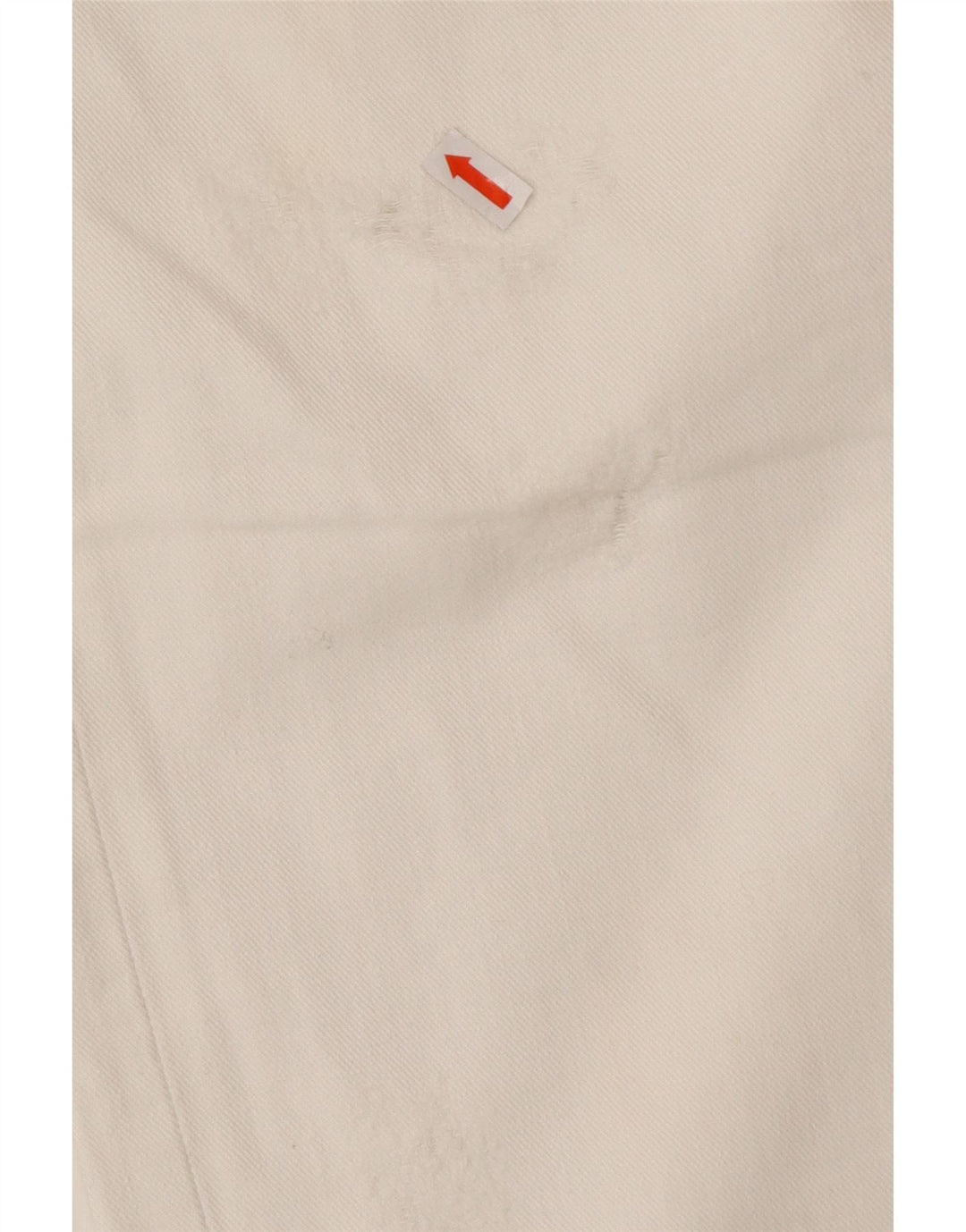 Jeans dritti invecchiati da donna ZU ELEments W32 L34 cotone bianco