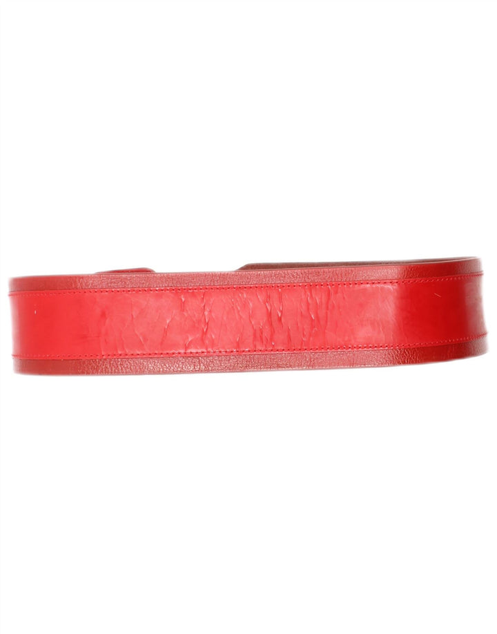 Cintura in pelle da donna Coast media L34 in pelle rossa