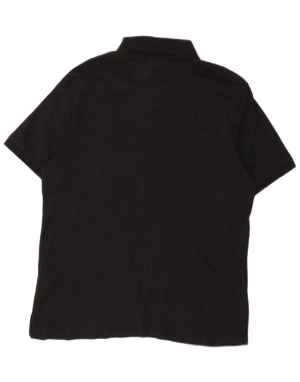 Polo da uomo Dkny grande in cotone nero