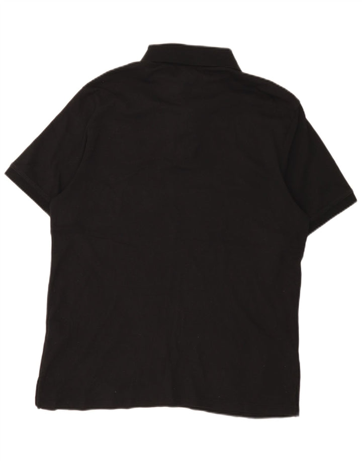 Polo da uomo Dkny grande in cotone nero
