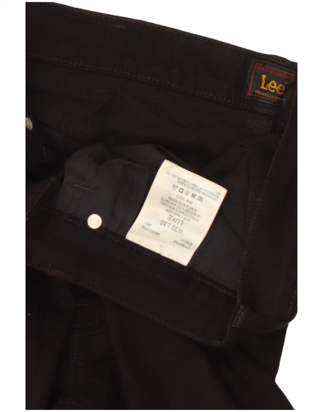 Jeans Lee Luke Slim da uomo W30 L30 in cotone nero