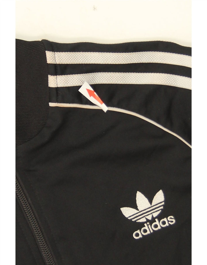 Giacca da tuta da ragazzo Adidas 11-12 anni in poliestere nero