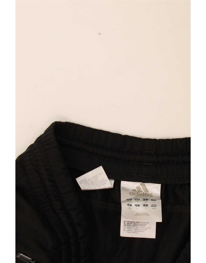 Pantaloni da tuta da uomo Adidas UK 40/42 Medium Nero Poliestere