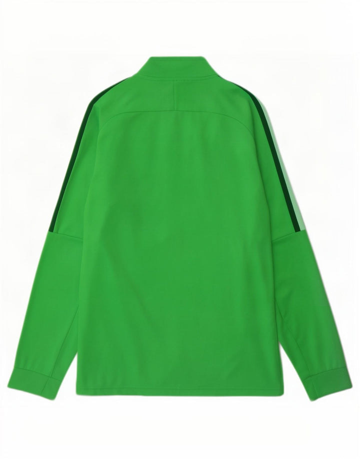 Giacca da ginnastica Nike Dri Fit Graphic da uomo, grande, color block verde