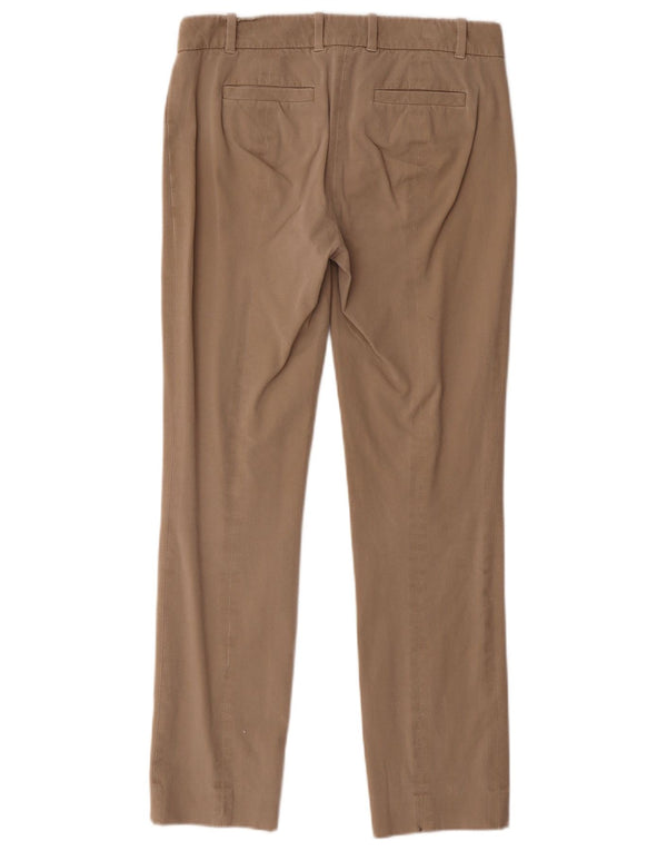 J. Crew Womens Straight Casual Trousers US 2 XS W28 L28 Beige Cotton