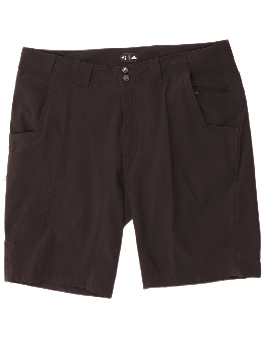 Pantaloncini cargo da uomo Adidas W36 grandi nylon nero