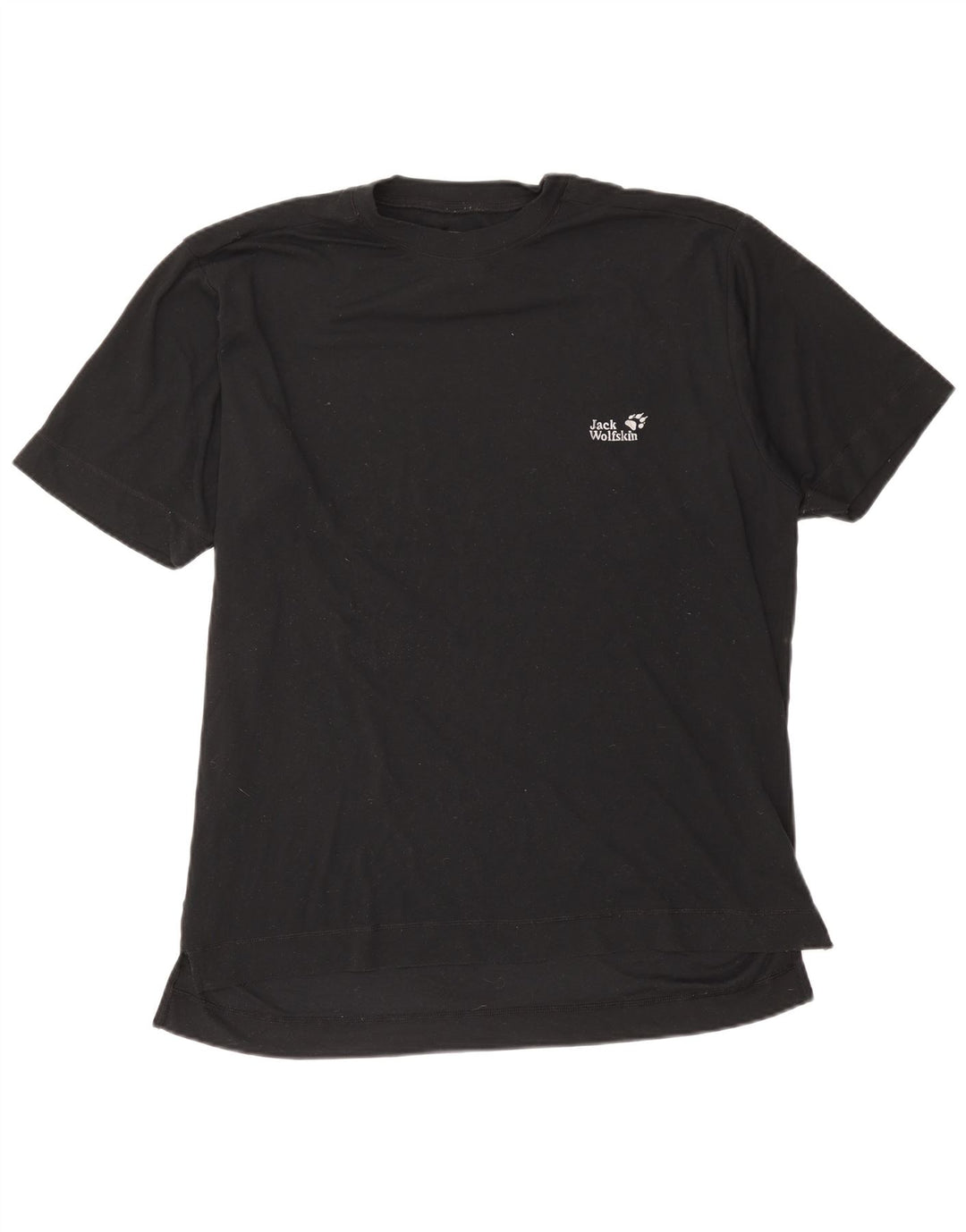 T-shirt da uomo Jack Wolfskin Top 2XL poliestere nero