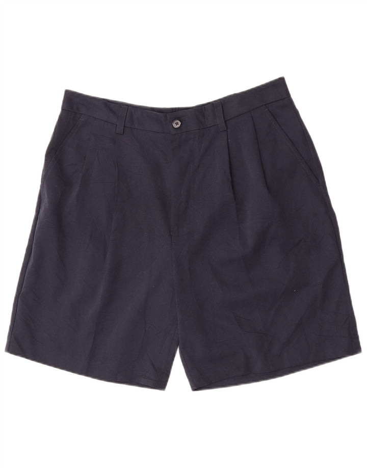 Pantaloncini chino da uomo Izod W34 Large blu navy in poliestere