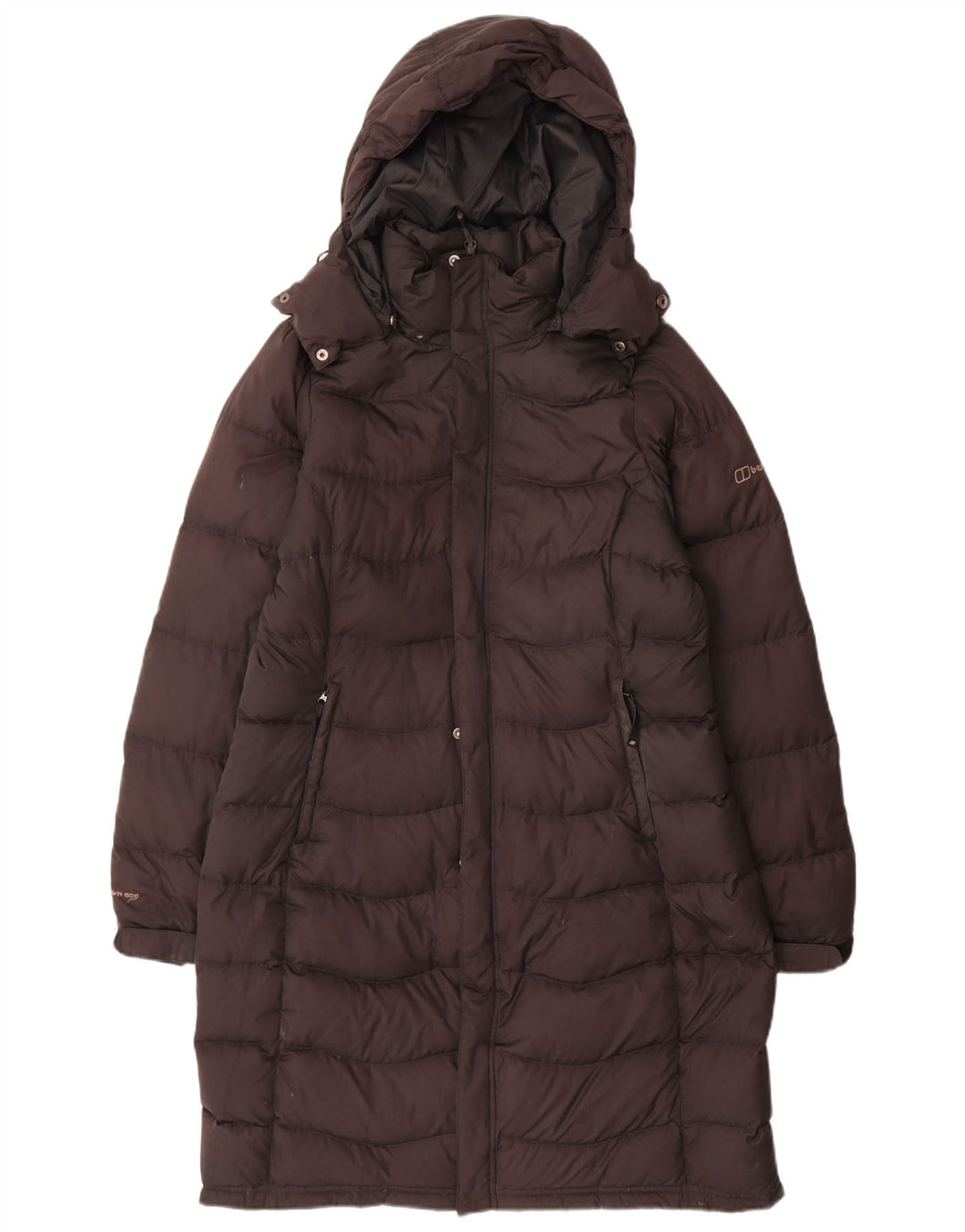Cappotto imbottito con cappuccio da donna Berghaus UK 12 medio poliestere nero