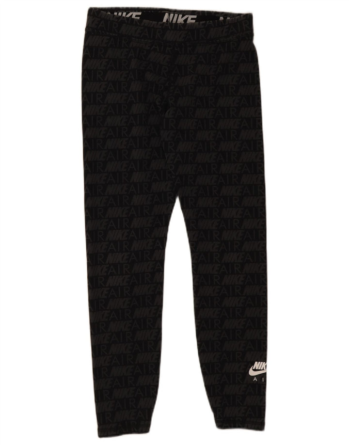 Leggings grafici Nike da donna UK 12 grigio medio
