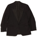 Giacca blazer da uomo a 1 bottone Gemelli UK 42 XL lana nera