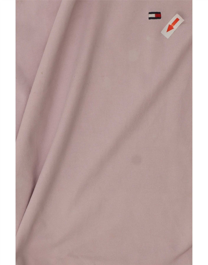 T-shirt da uomo Tommy Hilfiger Top in cotone rosa medio