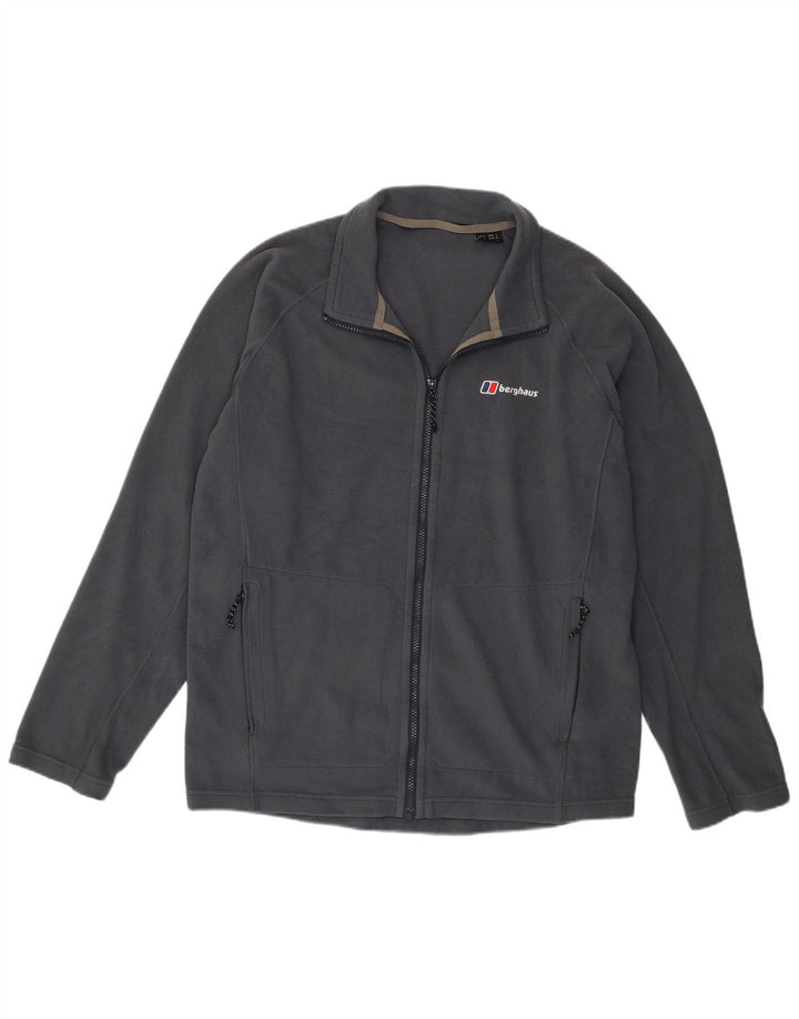 Giacca in pile da uomo BERGHAUS UK 40 grande poliestere grigio