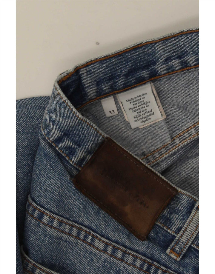 Jeans dritti da uomo Calvin Klein W33 L31 cotone blu