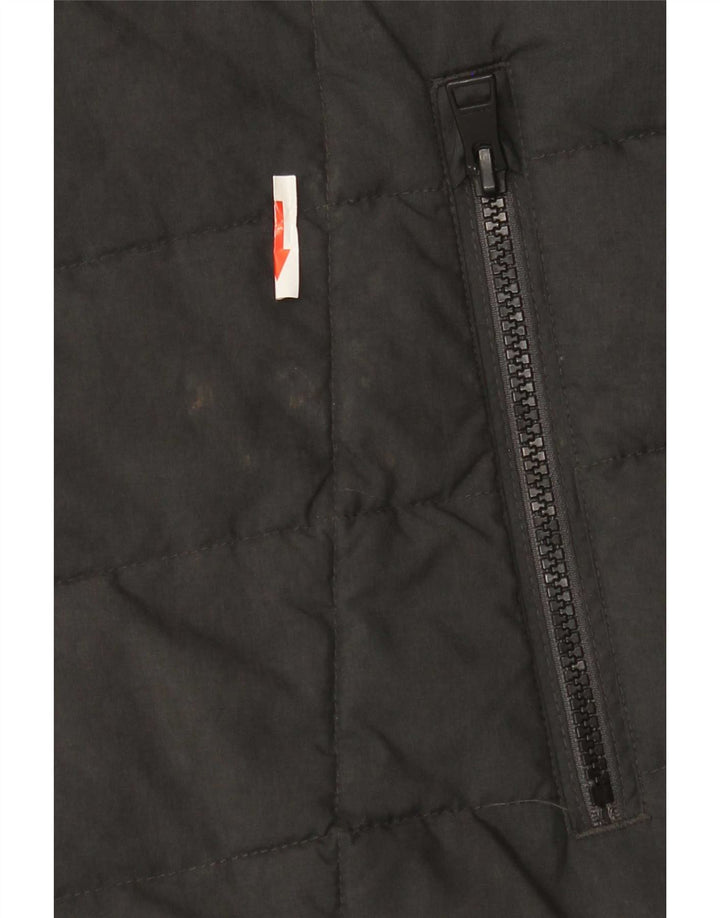 Gilet imbottito da uomo Gant UK 36 piccolo poliestere grigio