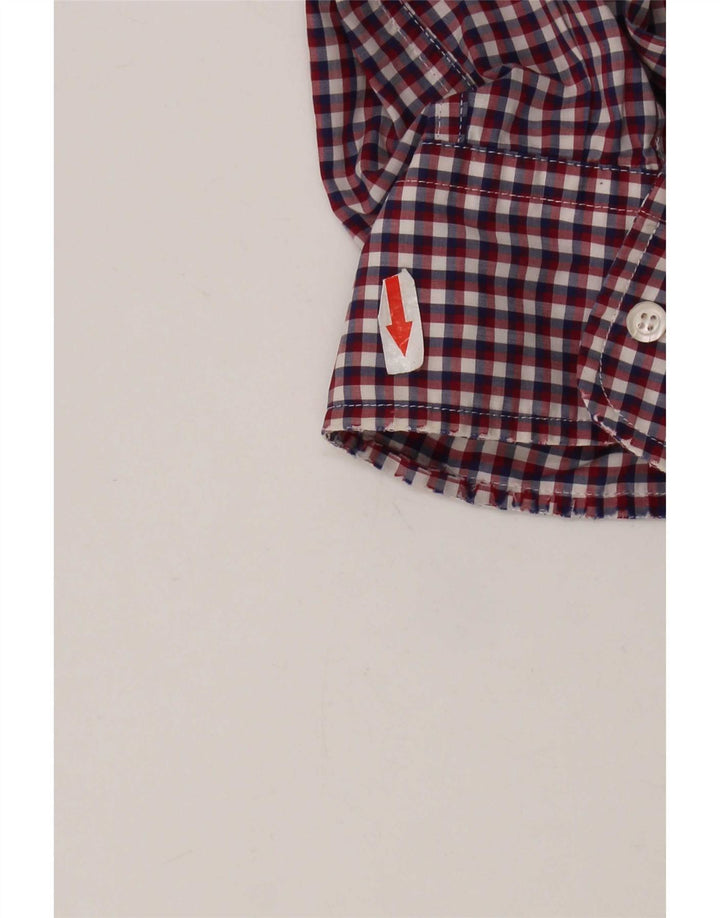 Camicia da uomo Aspesi taglia 41 16 grande cotone a quadretti rossi