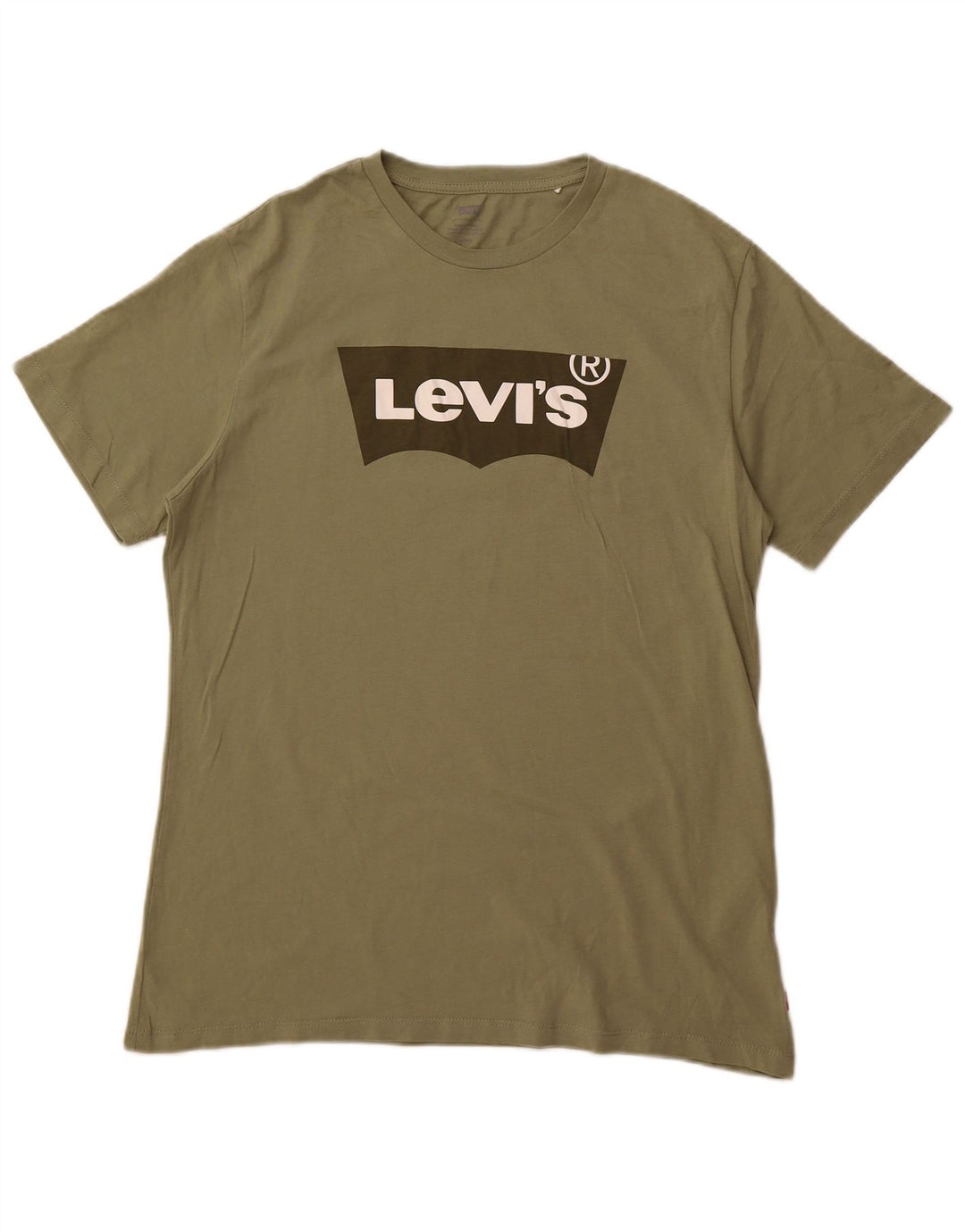 T-shirt grafica da uomo Levi's Top in cotone kaki medio