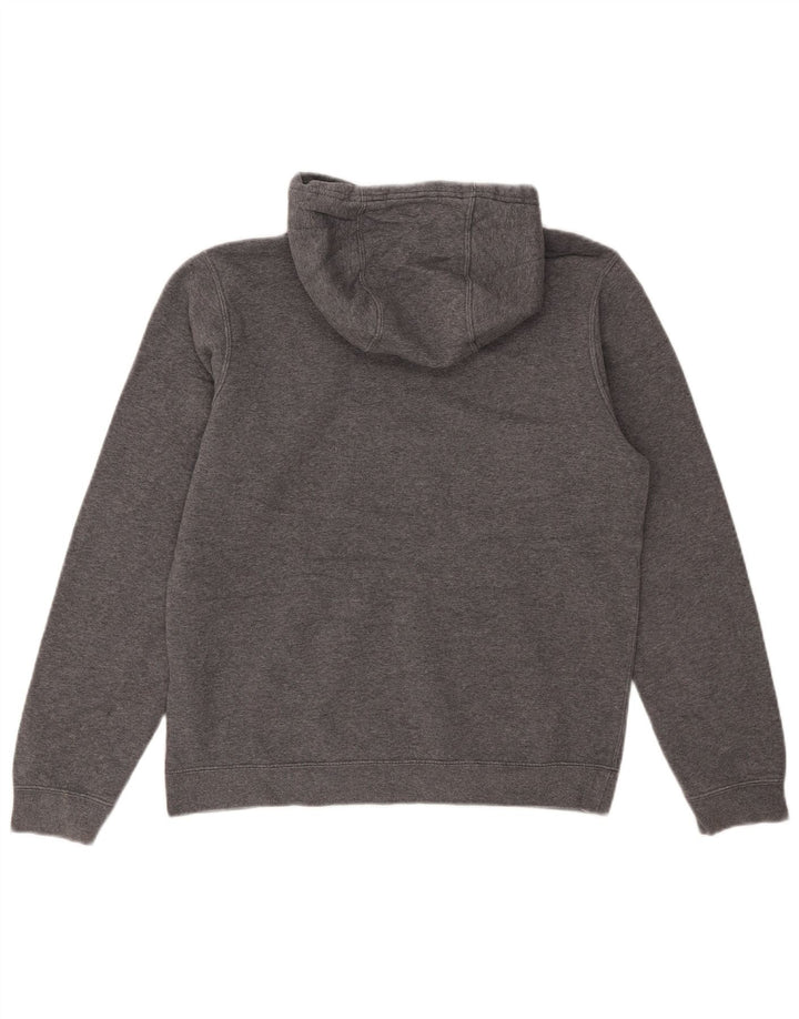 Felpa con cappuccio da uomo Nike Small in cotone chiazzato grigio