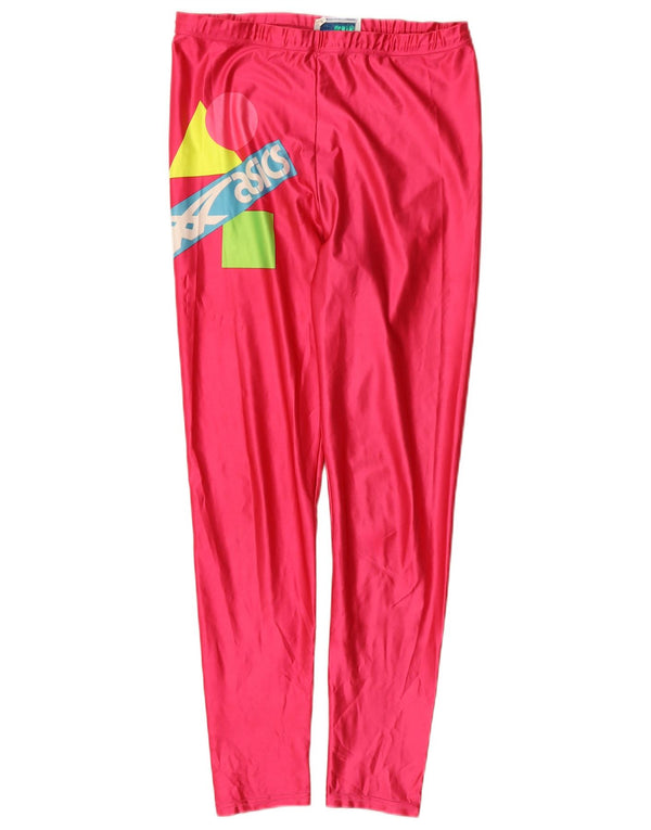 Leggings grafici per ragazze Asics 13-14 anni Large Rosa in poliestere
