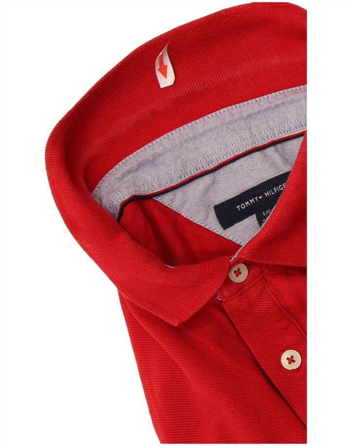 Polo da uomo Tommy Hilfiger grande rossa