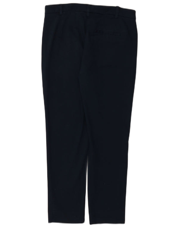 Pantaloni corti da donna Marks & Spencer UK 10 piccoli W30 L25 blu navy
