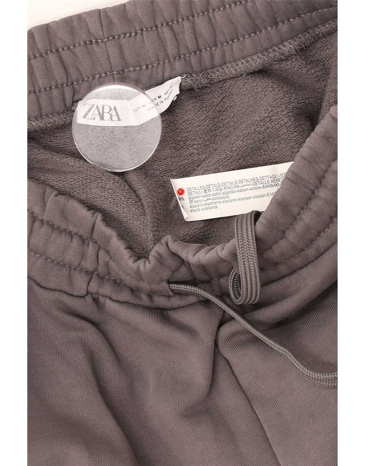 Pantaloni da tuta da donna Zara Joggers UK 14 Cotone grigio medio