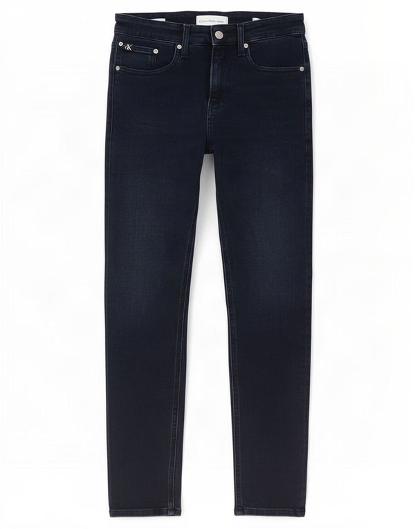 Jeans slim da uomo Calvin Klein W30 L30 cotone blu navy