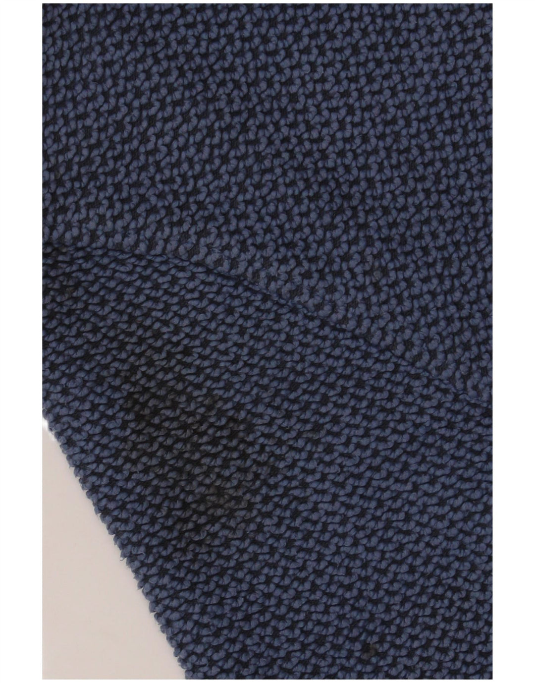 WEIRD FISH Felpa da uomo con collo con zip, maglione piccolo in cotone blu