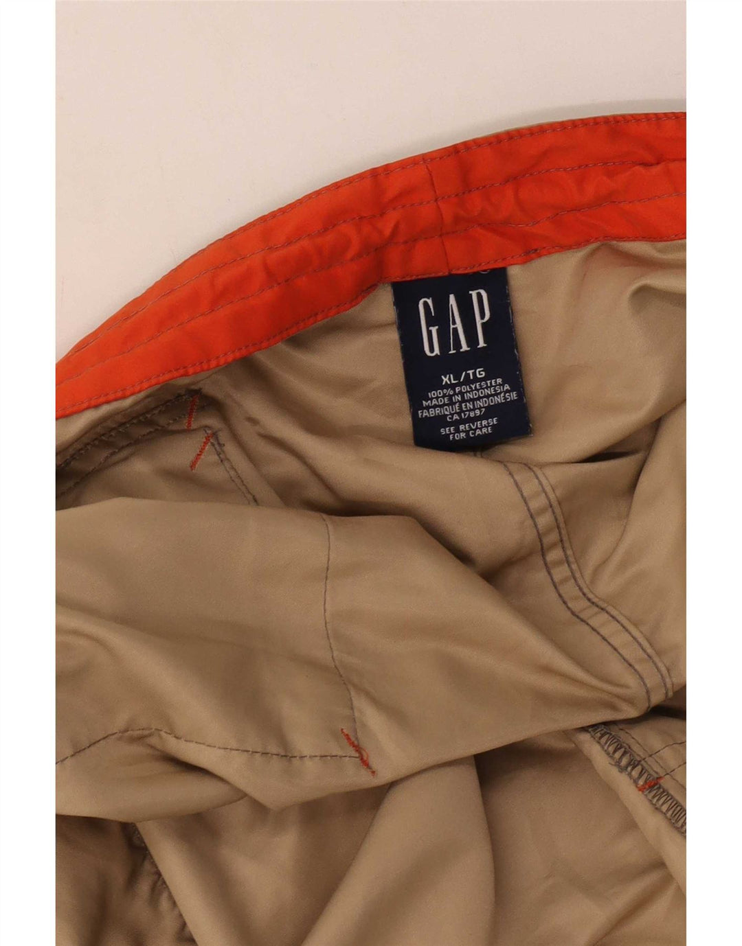 Pantaloni Capri da uomo Gap XL W40 Poliestere beige