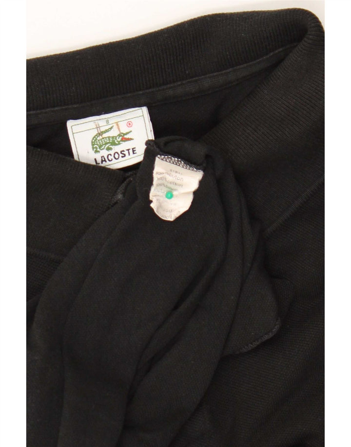 Polo da uomo Lacoste taglia 8 3XL cotone nero
