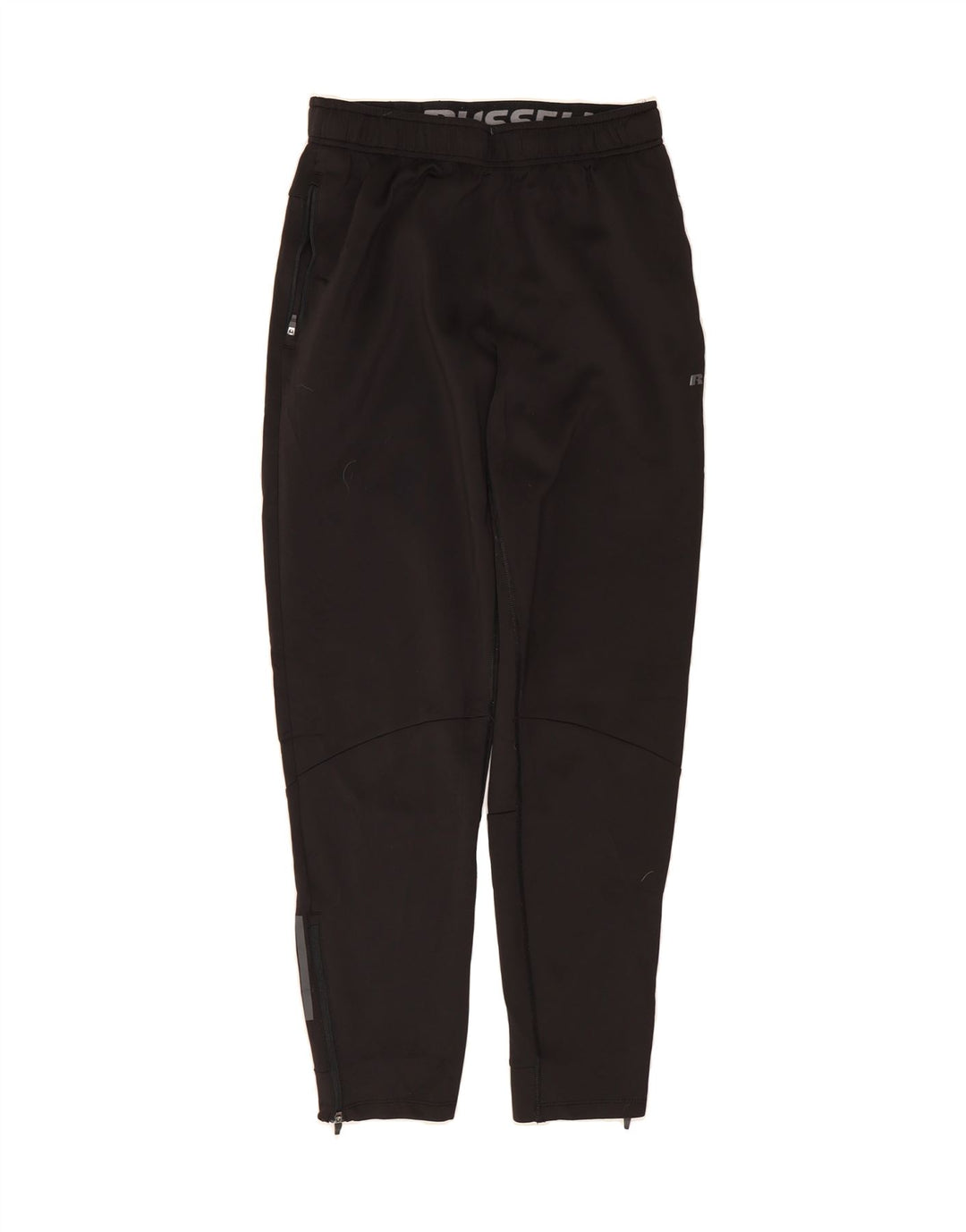 RUSSELL ATHLETIC Mens Tracksuit Trousers Medium  Black Polyester Vintage Russell Athletic and Second-Hand Russell Athletic from Messina Hembry 