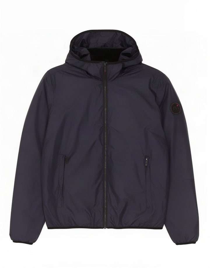 Giacca a vento con cappuccio da uomo Mistral UK 38 poliestere medio blu navy