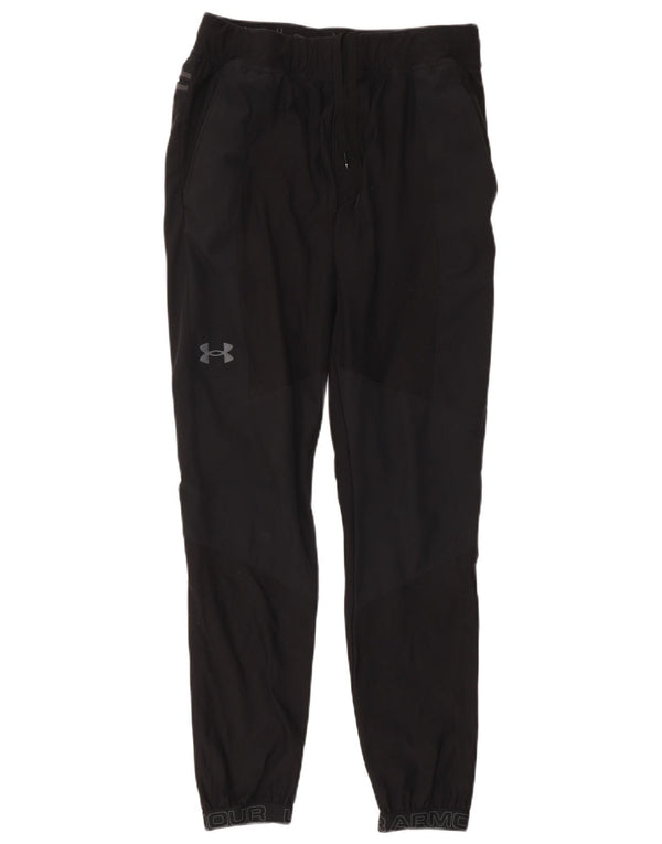 Pantaloni da tuta con grafica da uomo Under Armour Pantaloni da jogging medio poliestere nero