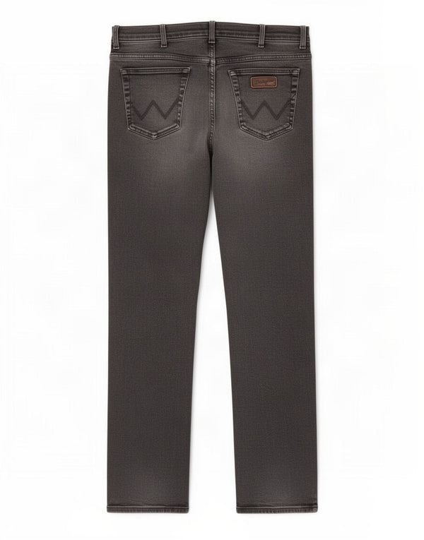 Jeans dritti da uomo Wrangler Texas W40 L34 cotone grigio