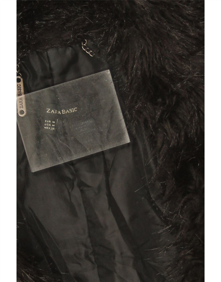 Giacca imbottita da donna Zara UK 14 poliestere nero medio