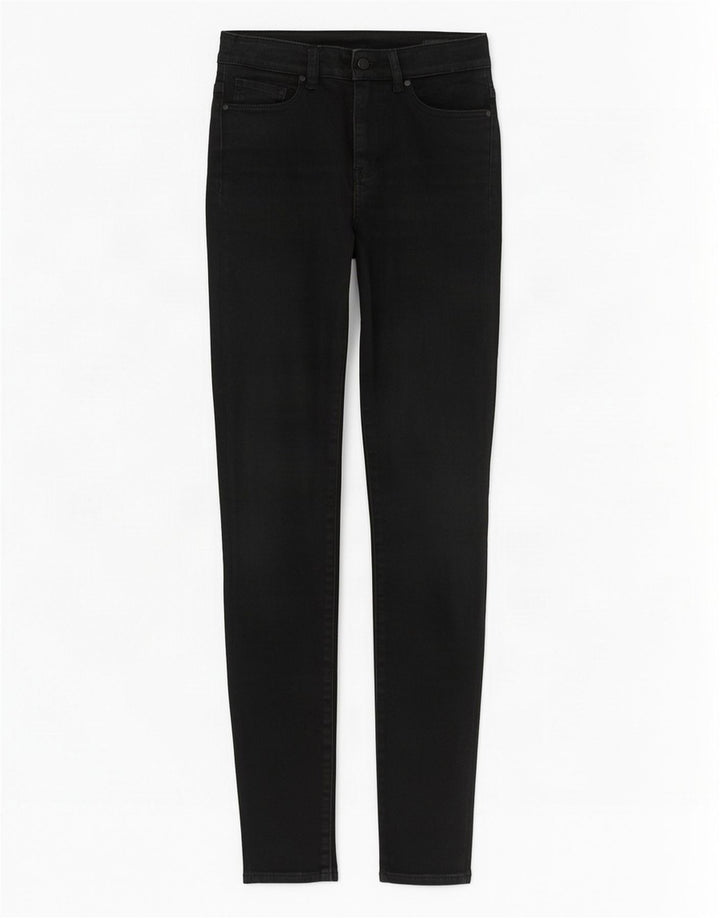 Jeans skinny da donna Lee W26 L30 cotone nero