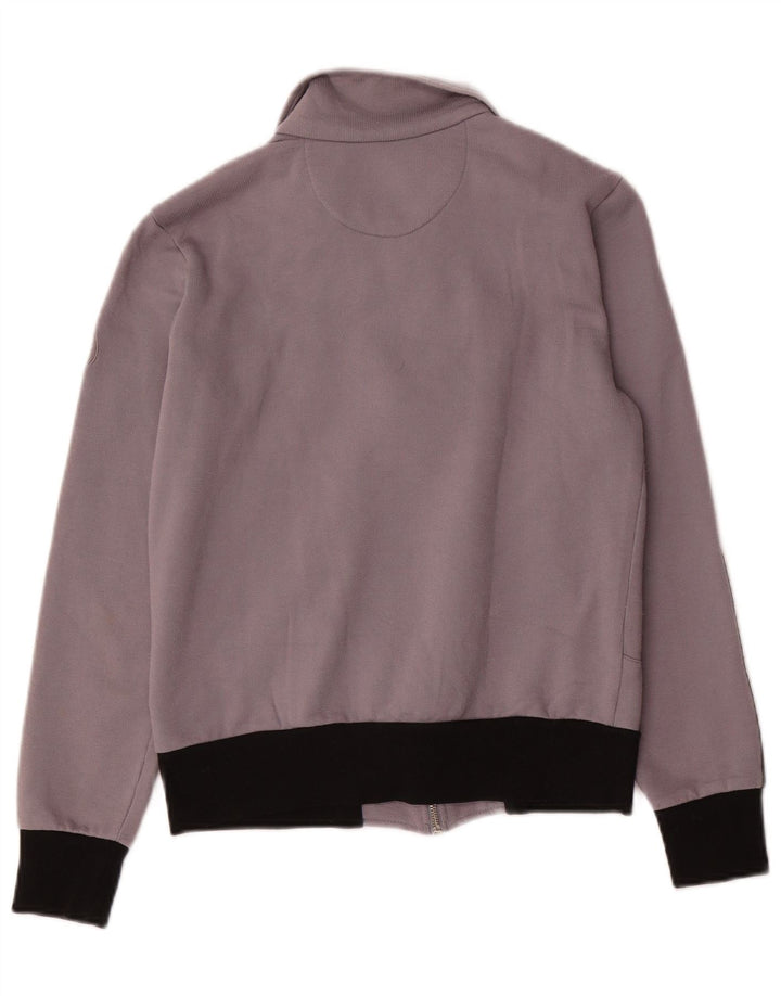 Giacca da tuta da donna Lotto UK 12 Cotone color block grigio medio