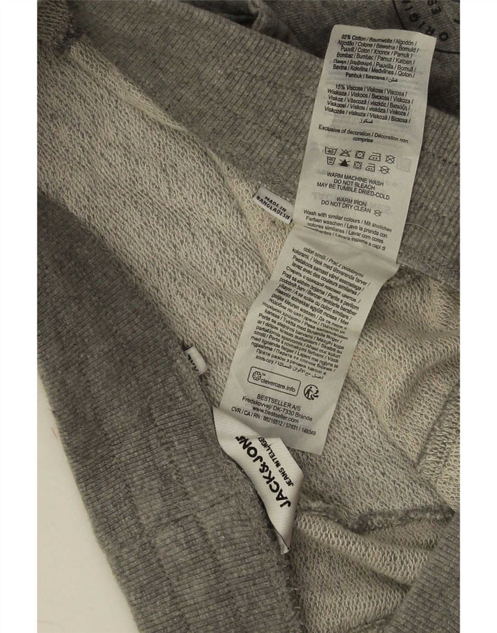 Pantaloncini sportivi da uomo Jack & Jones 2XL Cotone chiazzato grigio