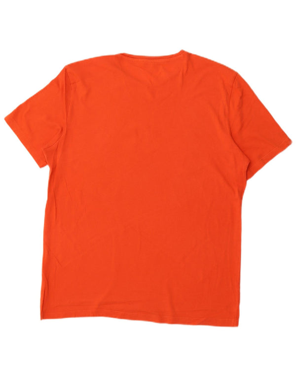 CALVIN KLEIN T-shirt grafica da uomo grande arancione